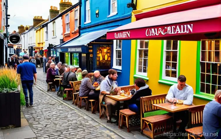 브라이튼 해변에서 즐길 수 있는 액티비티 - **Architectural Contrast: Royal Pavilion and The Lanes**
    A dynamic split-scene or juxtaposed ima...