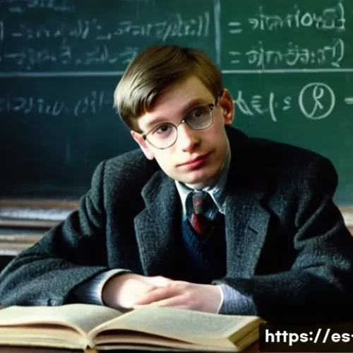 영국 유명 인물 - **Prompt 1: The Young Maverick Mind**
    A vibrant, highly detailed photograph of a young Stephen H...