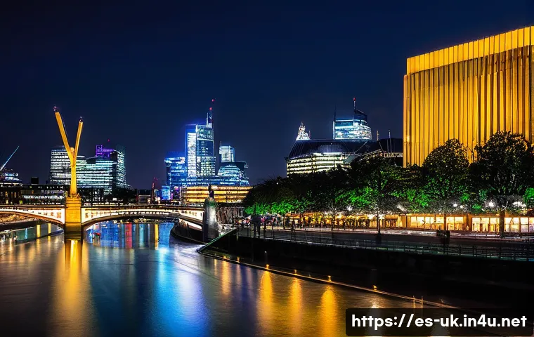 런던 타워브리지 야경 관련 이미지 1